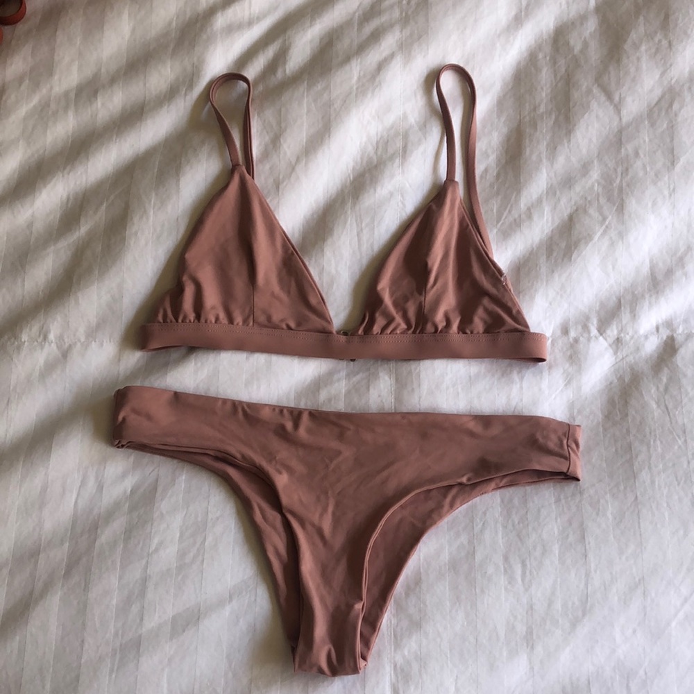 Blush pink bikini